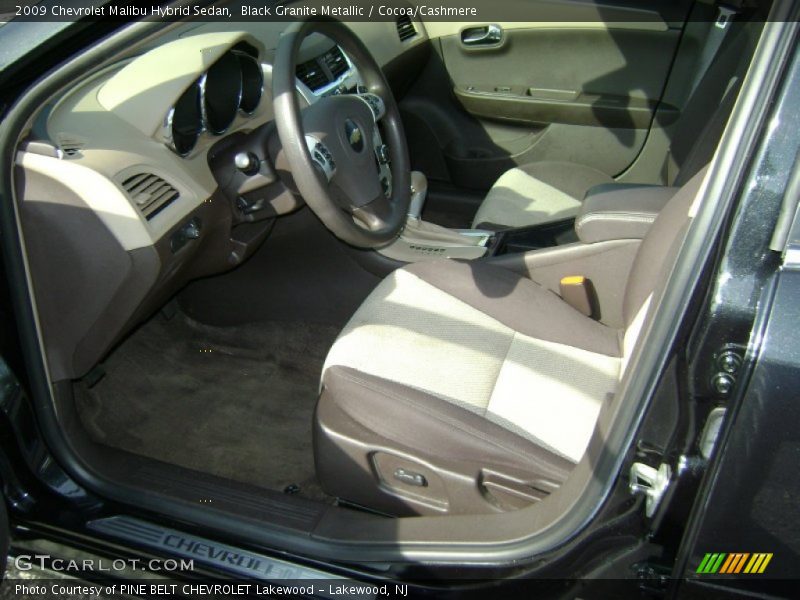 Black Granite Metallic / Cocoa/Cashmere 2009 Chevrolet Malibu Hybrid Sedan