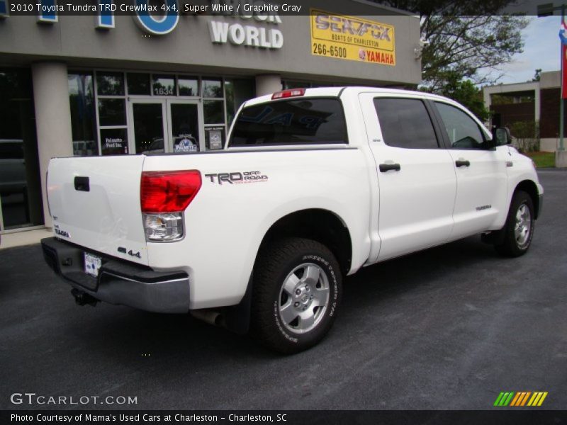 Super White / Graphite Gray 2010 Toyota Tundra TRD CrewMax 4x4