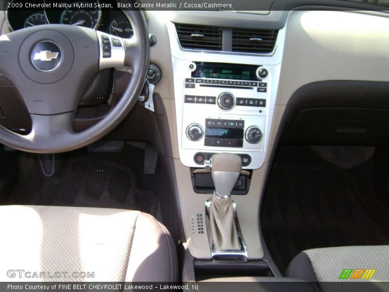 Black Granite Metallic / Cocoa/Cashmere 2009 Chevrolet Malibu Hybrid Sedan