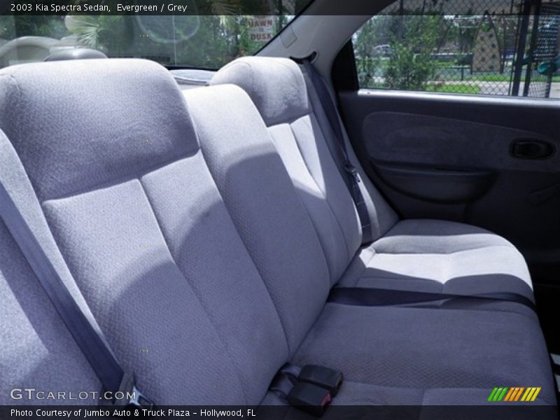 Evergreen / Grey 2003 Kia Spectra Sedan