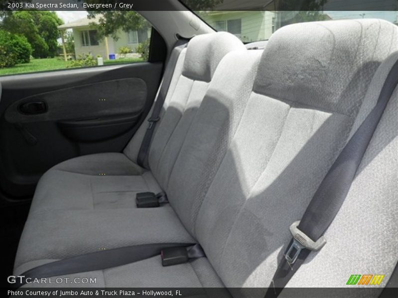 Evergreen / Grey 2003 Kia Spectra Sedan