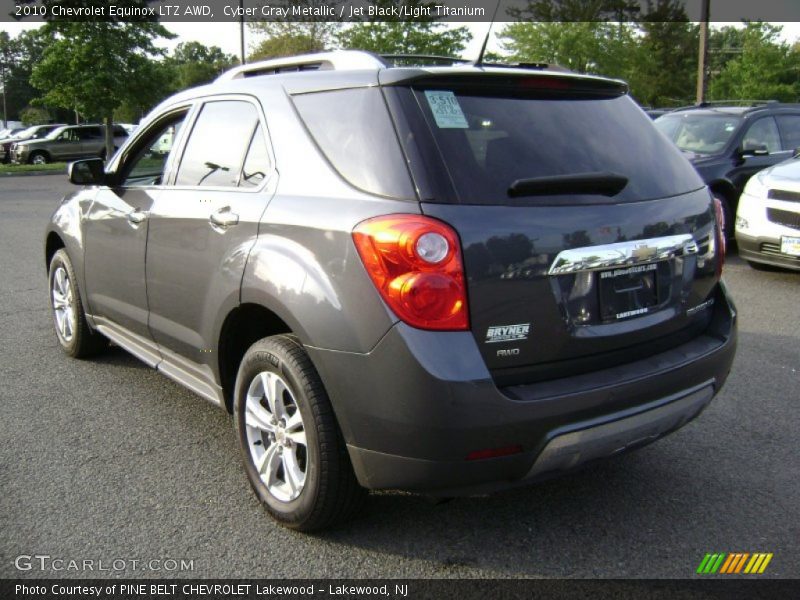 Cyber Gray Metallic / Jet Black/Light Titanium 2010 Chevrolet Equinox LTZ AWD