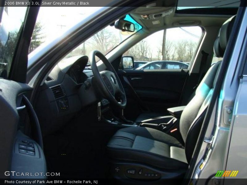 Silver Grey Metallic / Black 2006 BMW X3 3.0i