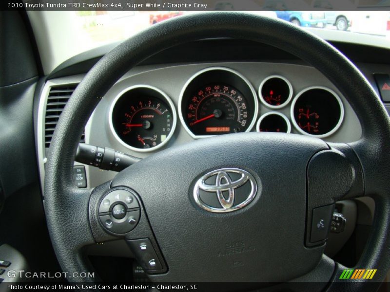 Super White / Graphite Gray 2010 Toyota Tundra TRD CrewMax 4x4