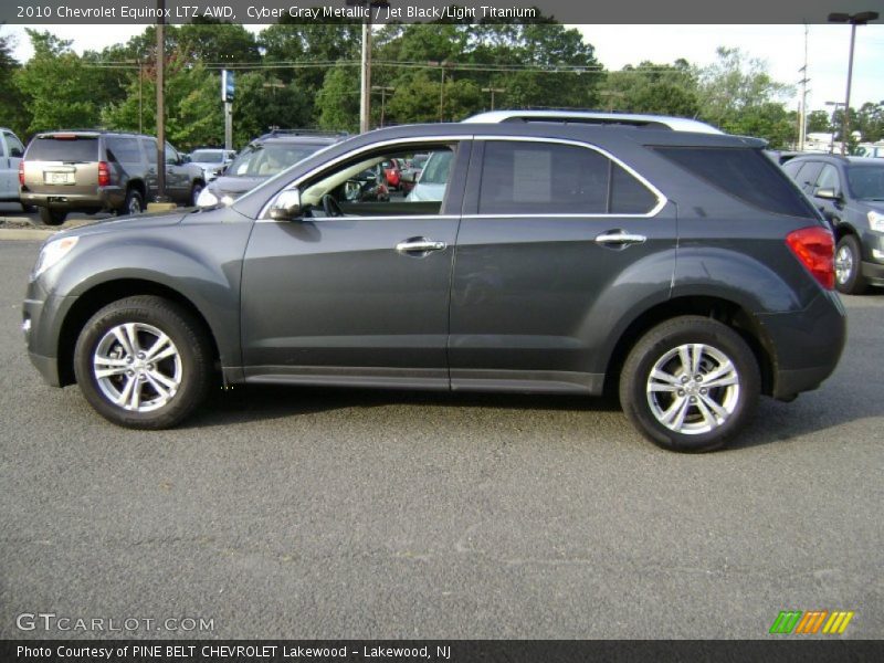 Cyber Gray Metallic / Jet Black/Light Titanium 2010 Chevrolet Equinox LTZ AWD
