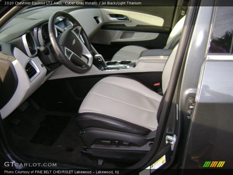 Cyber Gray Metallic / Jet Black/Light Titanium 2010 Chevrolet Equinox LTZ AWD
