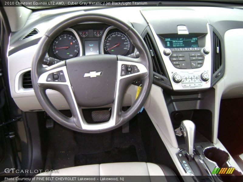Cyber Gray Metallic / Jet Black/Light Titanium 2010 Chevrolet Equinox LTZ AWD