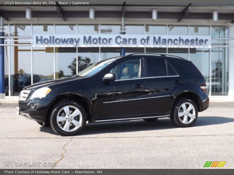 Black / Cashmere 2010 Mercedes-Benz ML 350