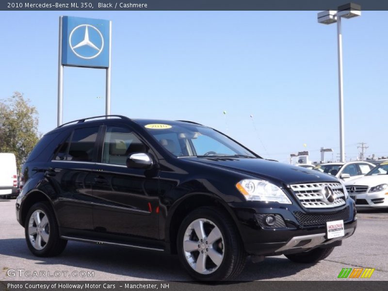 Black / Cashmere 2010 Mercedes-Benz ML 350