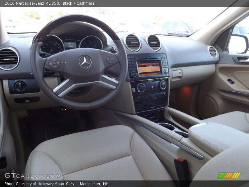 Black / Cashmere 2010 Mercedes-Benz ML 350