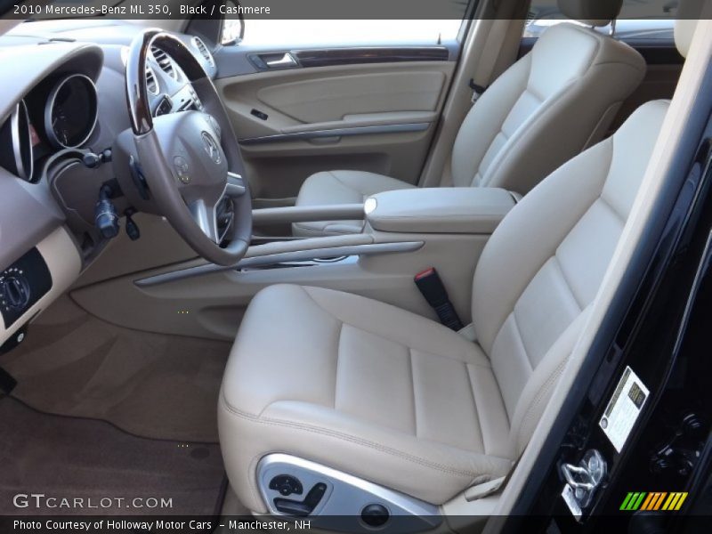 Black / Cashmere 2010 Mercedes-Benz ML 350