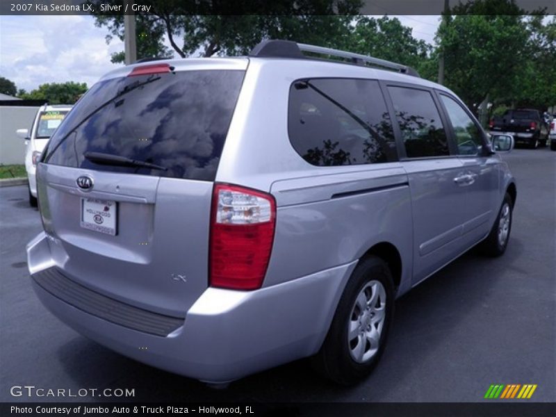 Silver / Gray 2007 Kia Sedona LX