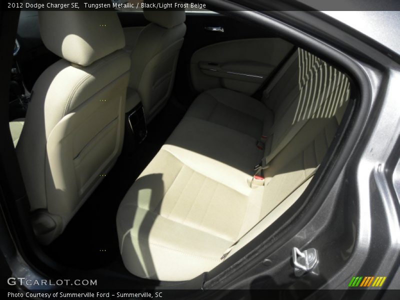 Tungsten Metallic / Black/Light Frost Beige 2012 Dodge Charger SE
