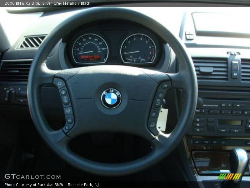 Silver Grey Metallic / Black 2006 BMW X3 3.0i