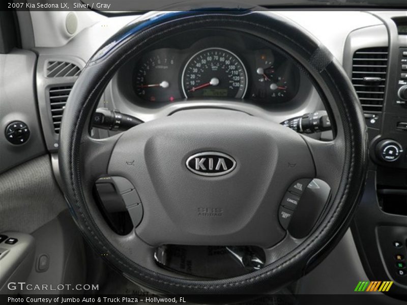 Silver / Gray 2007 Kia Sedona LX