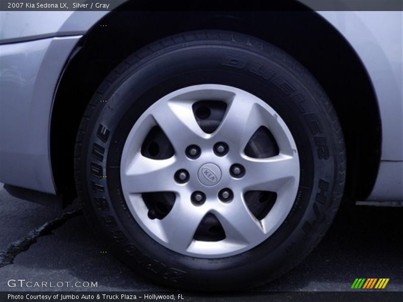Silver / Gray 2007 Kia Sedona LX