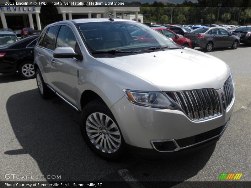 Ingot Silver Metallic / Medium Light Stone 2012 Lincoln MKX FWD