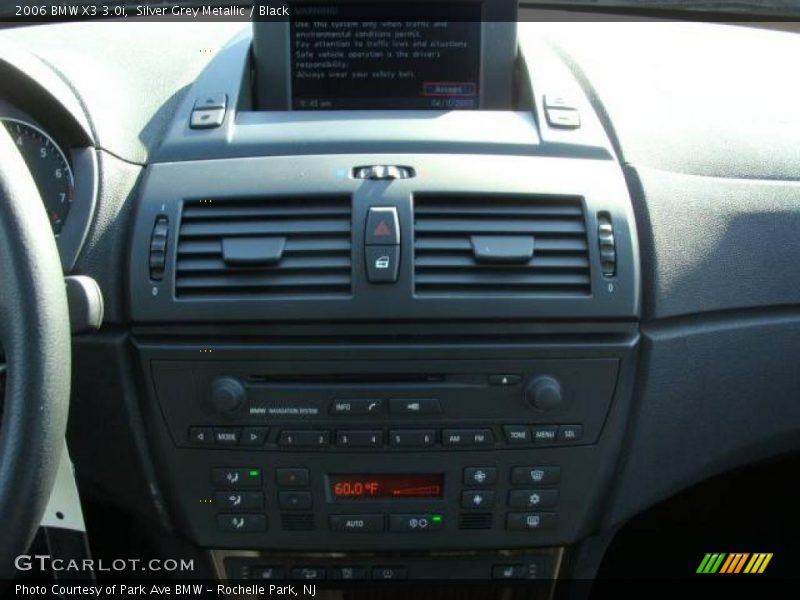 Silver Grey Metallic / Black 2006 BMW X3 3.0i