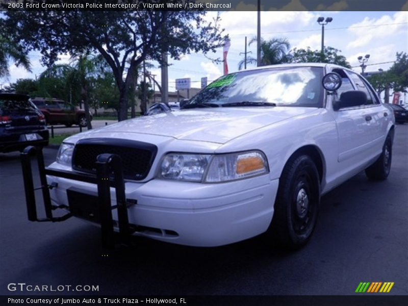 Front 3/4 View of 2003 Crown Victoria Police Interceptor