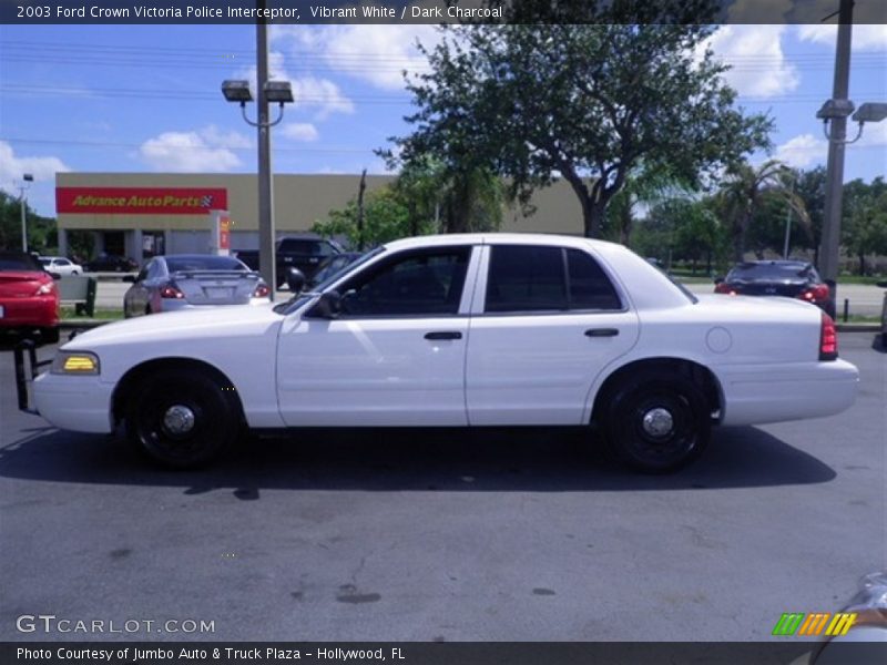  2003 Crown Victoria Police Interceptor Vibrant White