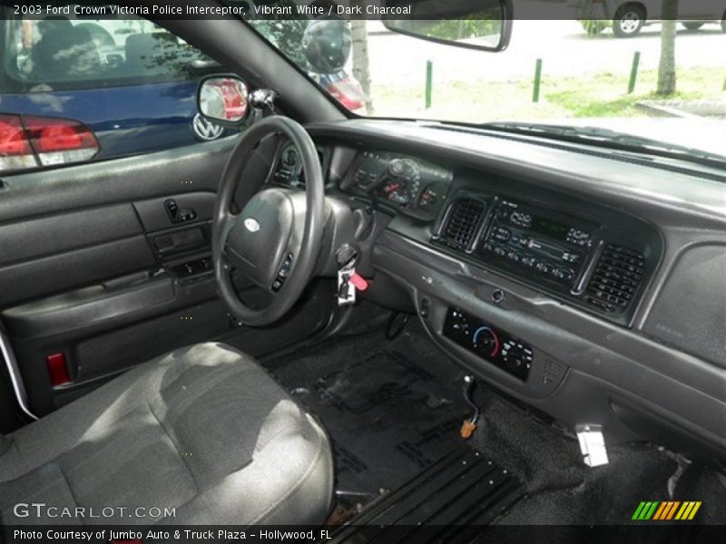  2003 Crown Victoria Police Interceptor Dark Charcoal Interior