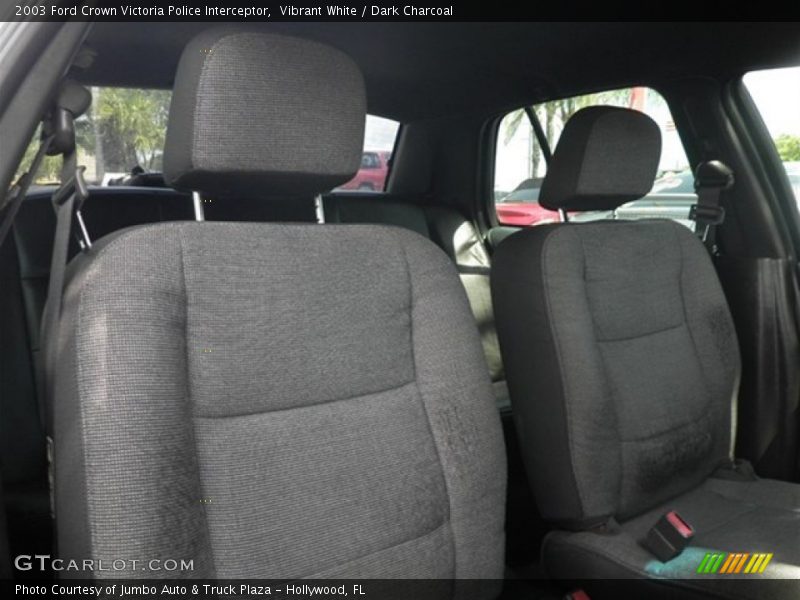 Vibrant White / Dark Charcoal 2003 Ford Crown Victoria Police Interceptor