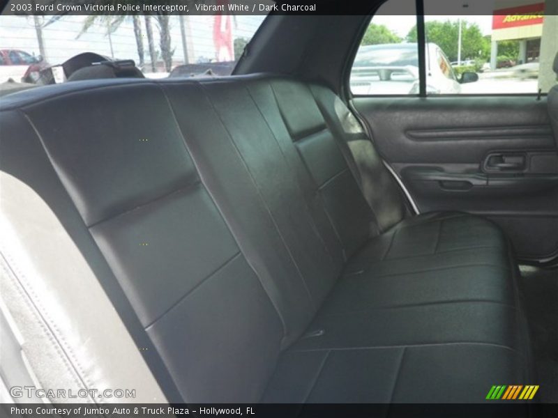 Rear Seat of 2003 Crown Victoria Police Interceptor