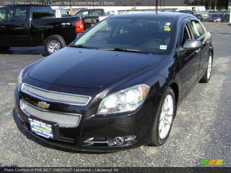 Black Granite Metallic / Ebony 2010 Chevrolet Malibu LTZ Sedan