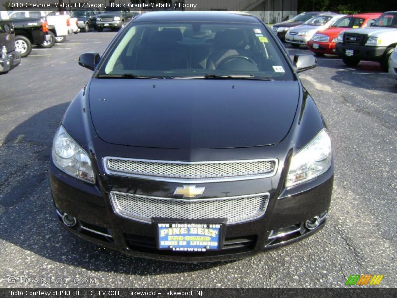 Black Granite Metallic / Ebony 2010 Chevrolet Malibu LTZ Sedan