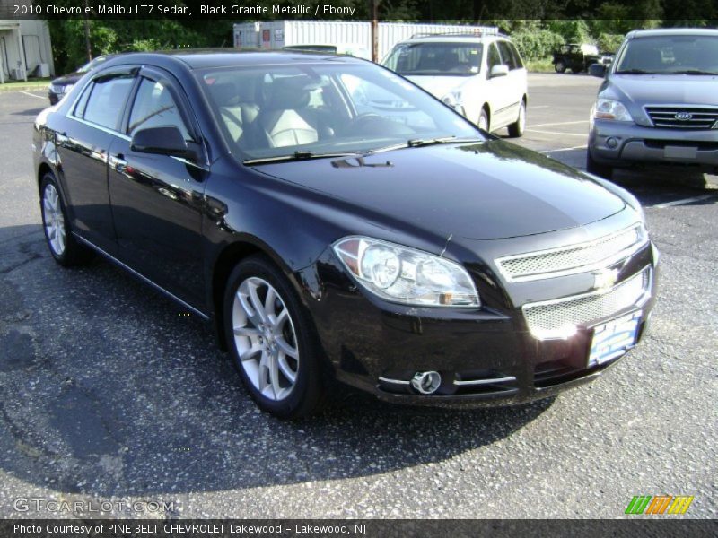Black Granite Metallic / Ebony 2010 Chevrolet Malibu LTZ Sedan
