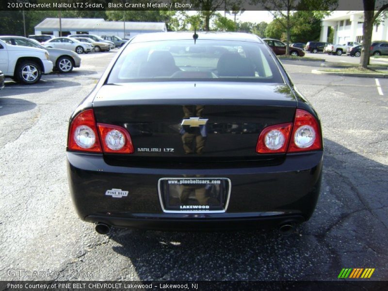 Black Granite Metallic / Ebony 2010 Chevrolet Malibu LTZ Sedan
