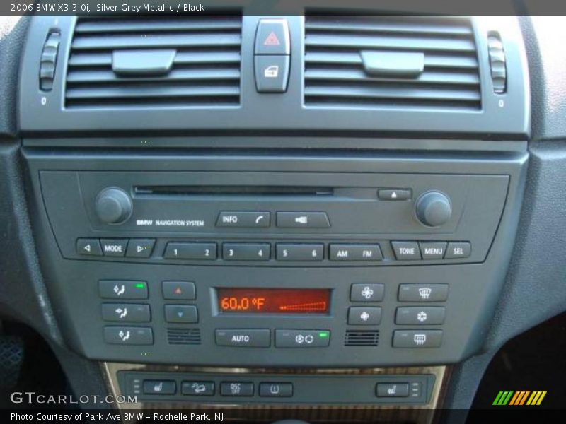 Silver Grey Metallic / Black 2006 BMW X3 3.0i