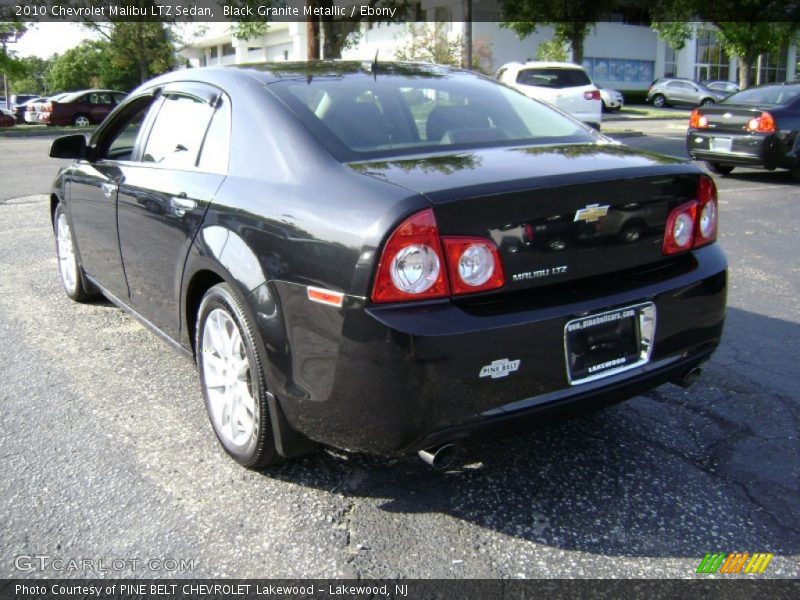 Black Granite Metallic / Ebony 2010 Chevrolet Malibu LTZ Sedan