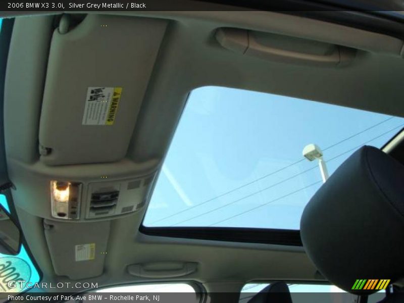 Silver Grey Metallic / Black 2006 BMW X3 3.0i