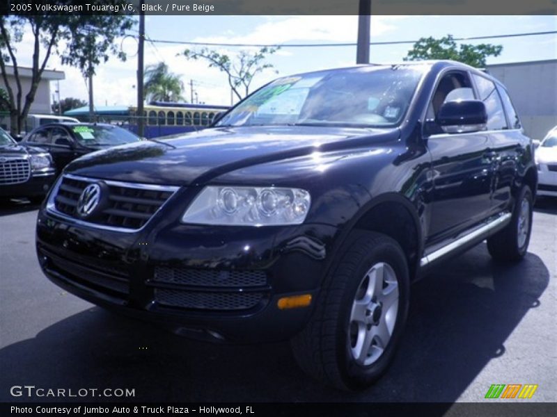 Black / Pure Beige 2005 Volkswagen Touareg V6