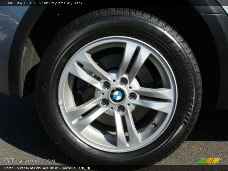 Silver Grey Metallic / Black 2006 BMW X3 3.0i