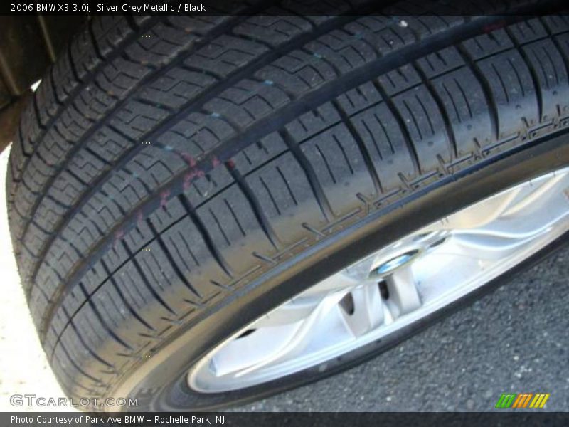 Silver Grey Metallic / Black 2006 BMW X3 3.0i