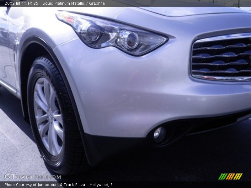 Liquid Platinum Metallic / Graphite 2009 Infiniti FX 35