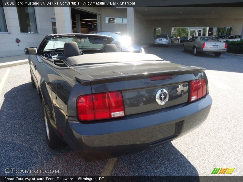Alloy Metallic / Dark Charcoal 2008 Ford Mustang V6 Deluxe Convertible