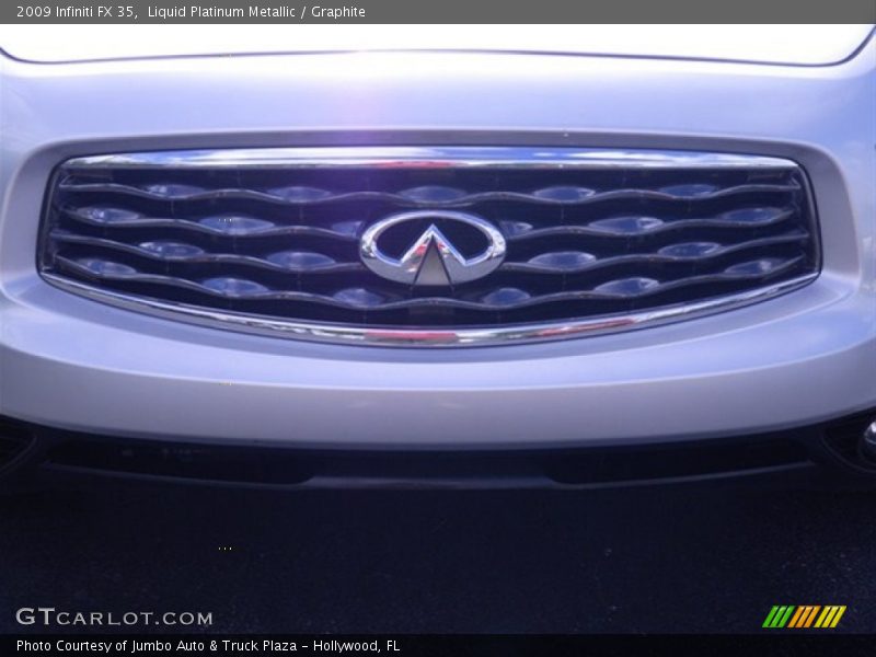 Liquid Platinum Metallic / Graphite 2009 Infiniti FX 35