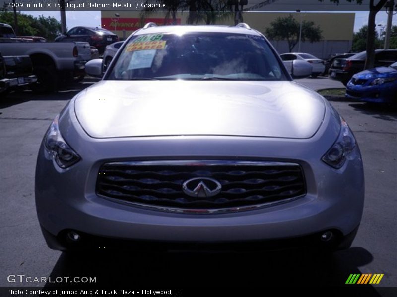 Liquid Platinum Metallic / Graphite 2009 Infiniti FX 35