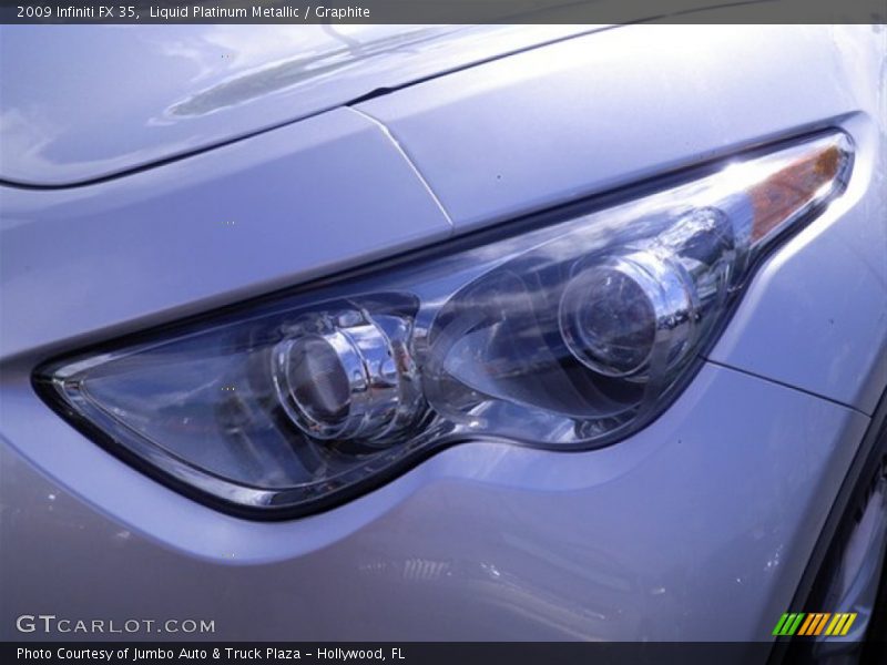 Liquid Platinum Metallic / Graphite 2009 Infiniti FX 35