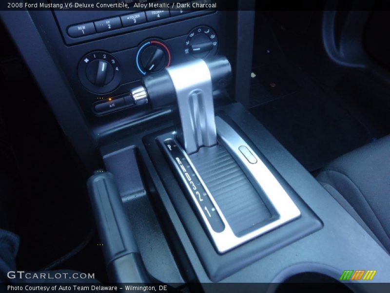 Alloy Metallic / Dark Charcoal 2008 Ford Mustang V6 Deluxe Convertible