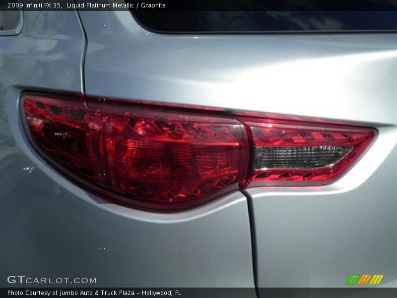 Liquid Platinum Metallic / Graphite 2009 Infiniti FX 35