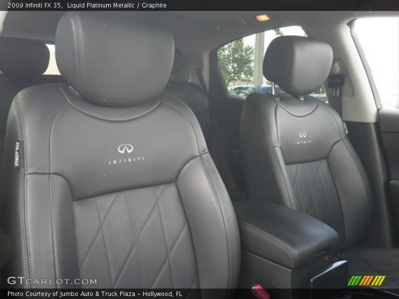 Liquid Platinum Metallic / Graphite 2009 Infiniti FX 35