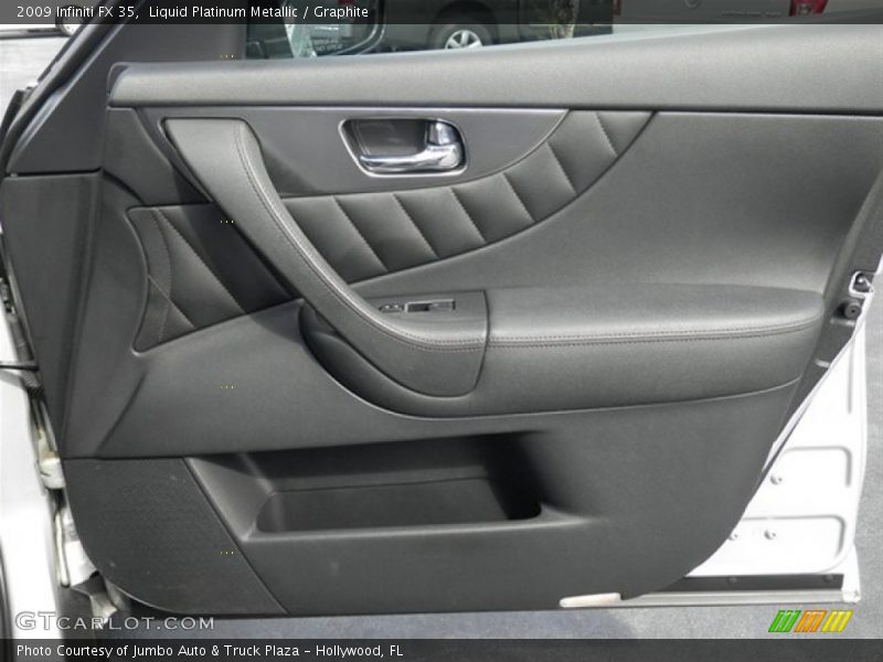 Liquid Platinum Metallic / Graphite 2009 Infiniti FX 35