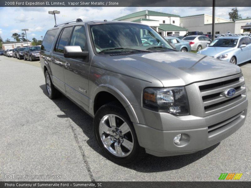 Vapor Silver Metallic / Stone 2008 Ford Expedition EL Limited