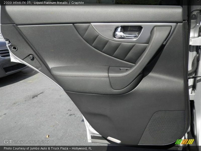 Liquid Platinum Metallic / Graphite 2009 Infiniti FX 35