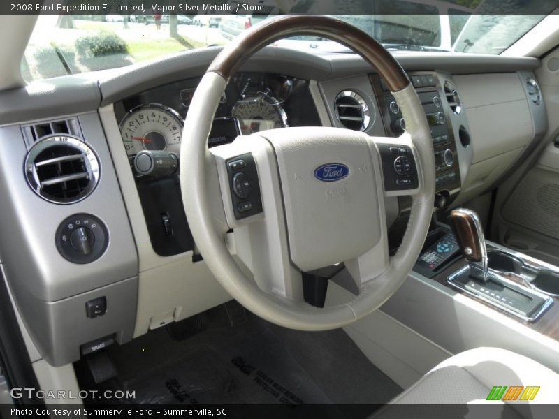 Vapor Silver Metallic / Stone 2008 Ford Expedition EL Limited
