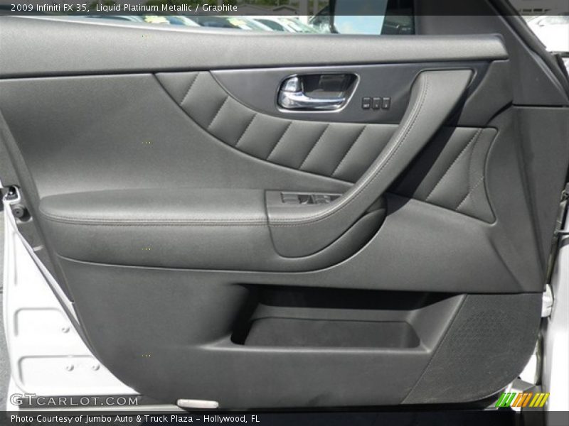 Liquid Platinum Metallic / Graphite 2009 Infiniti FX 35